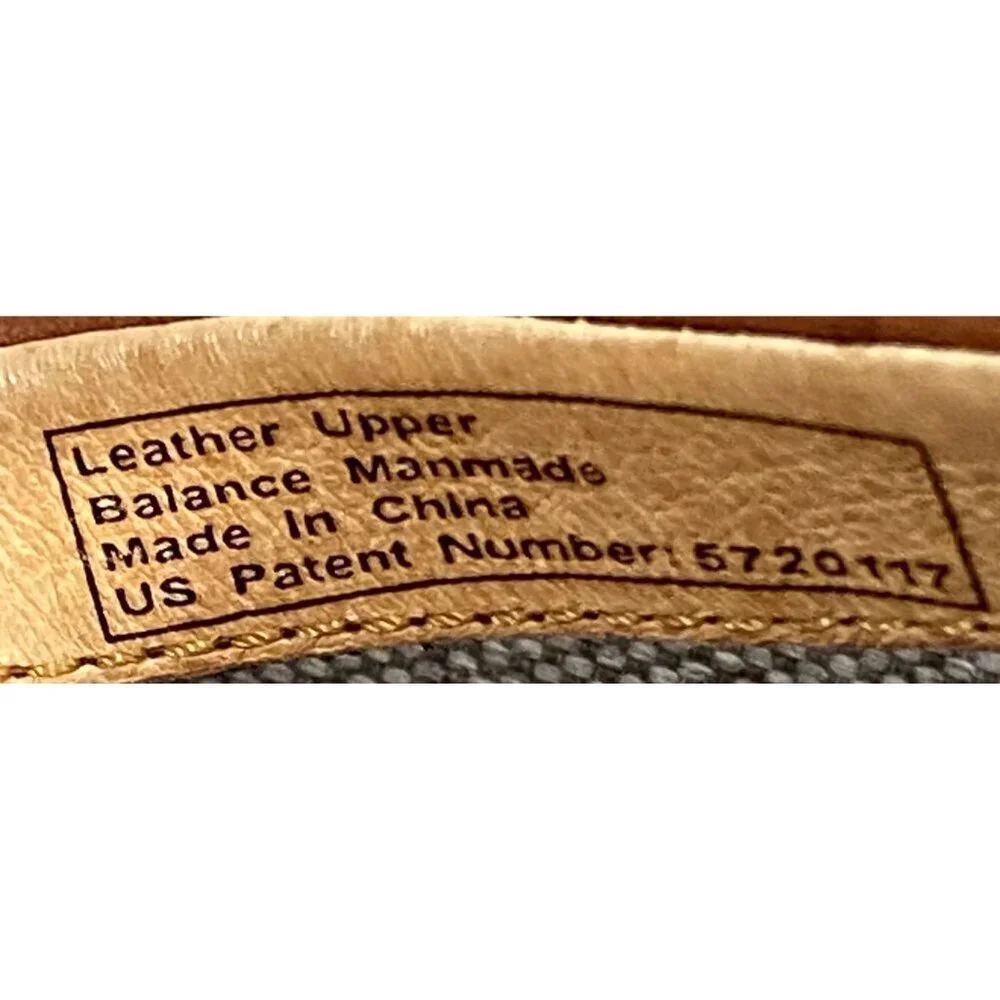 Ariat Womens Leather Slide Sandals Brown Size 7B Embossed Footbed & Strappy Desi